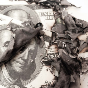 No more cash